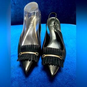 Lauren by Ralph Lauren Women's Latasha Pump Black Leather  Sz 8B